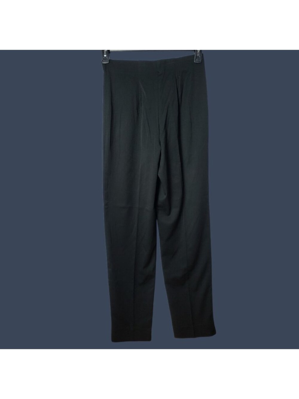 Briggs NY Womens Pleated Straight Dress Pants Black Size 8 - Picture 2 of 16